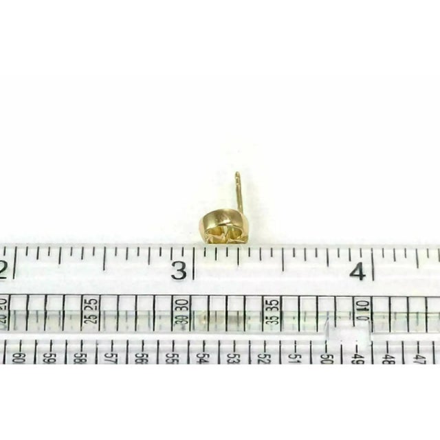 Metal Gucci G Logo Oval Shape Stud 18k Yellow Gold Earrings - 2 Pieces For Sale - Image 7 of 7