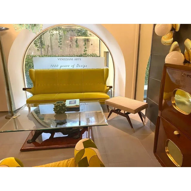 Gio Ponti Set of Window Benches or Settees in the style of Gio Ponti, 1990s For Sale - Image 4 of 12