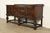 English Berkey & Gay Antique English Jacobean Carved Walnut and Burl Wood Sideboard, Circa 1920s For Sale - Image 3 of 14