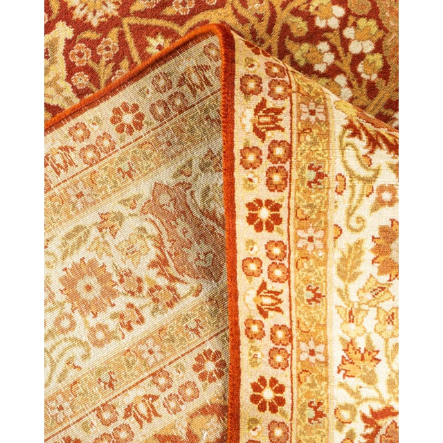 Mogul, One-of-a-Kind Hand-Knotted Area Rug - Orange, 6' 1" x 9' 2" For Sale In New York - Image 6 of 8