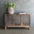Mid-Century Modern Vintage Elm Console For Sale - Image 3 of 12