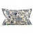 Covington 5th Avenue Designs Blue Cream Botanical Floral Monkey Squirrel Toile Pillow Cover For Sale