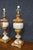 Late 20th Century Pair of Italian Neoclassical Alabaster Table Lamps For Sale - Image 9 of 11