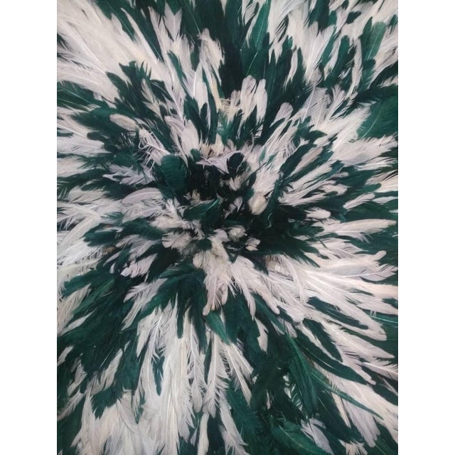 Speckled White and Green Juju Hat For Sale In Washington DC - Image 6 of 6