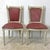 Textile Louis XVI Style Side Chairs, Set of 2 For Sale - Image 7 of 13