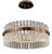 Collection Eris Chandelier in Metal and Glass by Jago For Sale