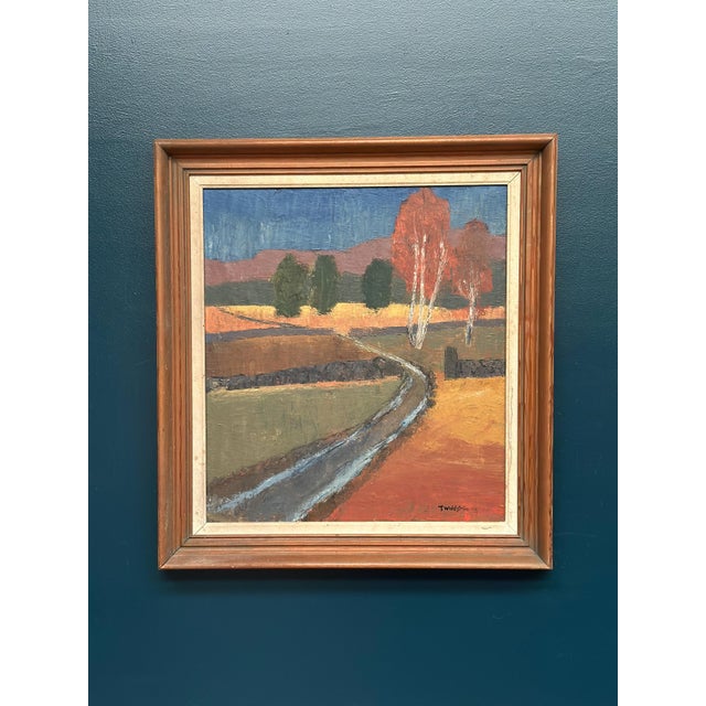 Thure Wahlström, Landscape, 1960s, Oil on Canvas, Framed For Sale - Image 13 of 15