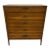 Mid-Century Modern Lane Tuxedo Walnut High Chest For Sale