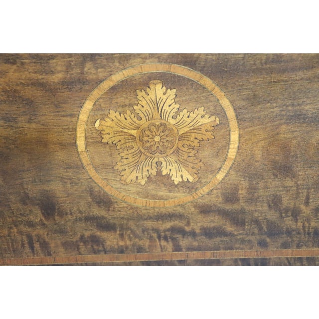 Traditional Aimone Mahogany & Satinwood Single Bed/Pair For Sale - Image 3 of 11