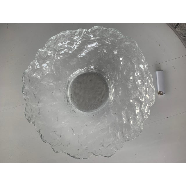 Large Vintage Glass Bowl, 1970s For Sale - Image 17 of 18