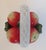 Portugal Subtil Caldas Da Rainha Ceramic Apples in a White Basket VTG For Sale - Image 4 of 11