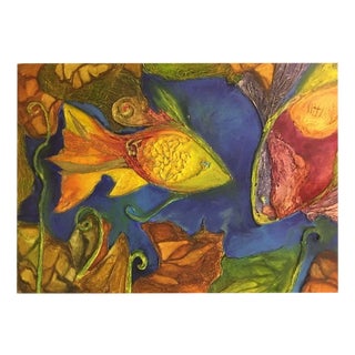 Silvia Küchel, Life-Affirming Composition, 1957, Oil Painting on Canvas For Sale