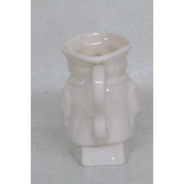 Vintage England Miniature Toby Jug Porcelain Character Mug Creamer For Sale - Image 4 of 10