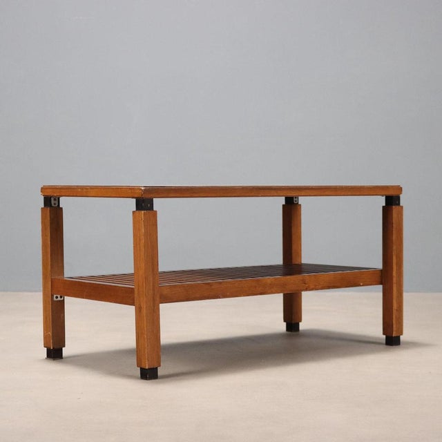 Wood Vintage Coffee Table, 1960s For Sale - Image 7 of 8