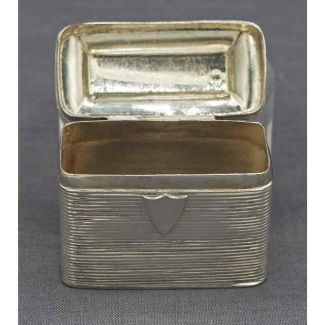 1873 Hallmarked Dutch 833 Standard Silver Scent Box For Sale In Raleigh - Image 6 of 7