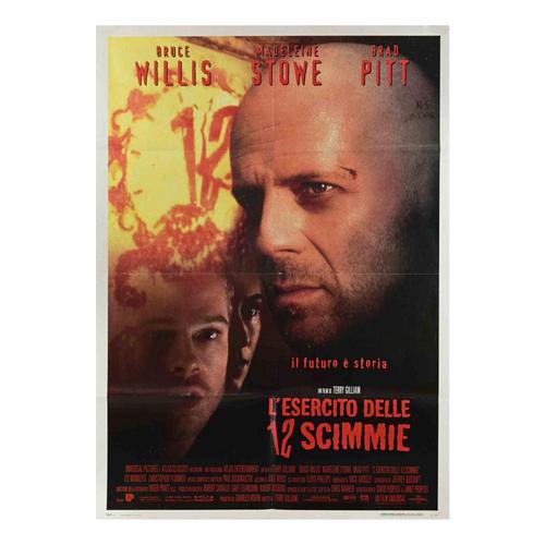 1990s Italian 12 Monkeys Poster, 1995 For Sale - Image 5 of 5