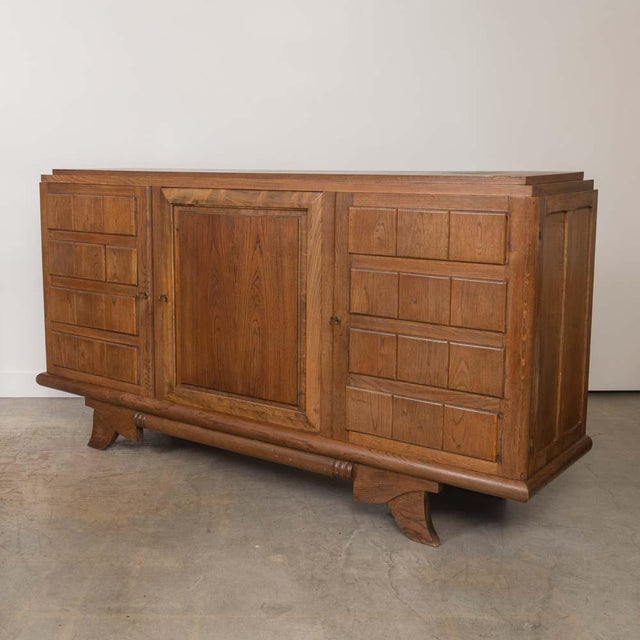 1940s 1940s French Oak Sideboard For Sale - Image 5 of 15
