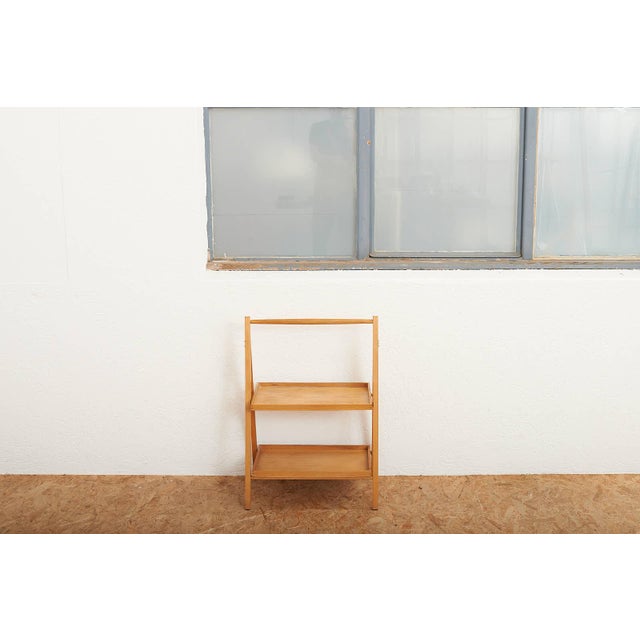 Magazine Rack in Beech Wood, Switzerland, 1970 For Sale - Image 10 of 12