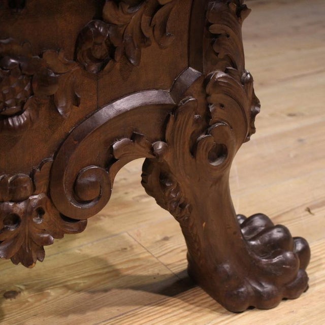 Wood Vintage Tuscan Table in Wood, 1950 For Sale - Image 7 of 13