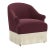 Oxblood Red Fringe Chair in Titan Raisin For Sale - Image 8 of 9