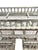 A fine vintage bird cage in old white over gray paint, styled after the Arc De Thiomphe. Wooden & wire construction with...