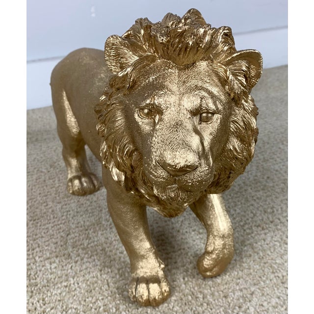 1970s Lion Figurine For Sale - Image 4 of 7