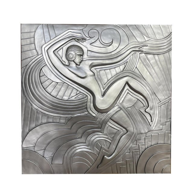 Wall relief “Ballets Russes” newly made in the Art Deco style. Height: 59 cm | Width: 59 cm Depth: 2.8 cm