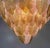 Italian Art Deco Gold and Pink Murano Glass Chandelier, 2000s For Sale - Image 12 of 15