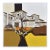 Frank Walcutt 37 Inch Square Mid-Century Modern Surreal Homestead Painting For Sale