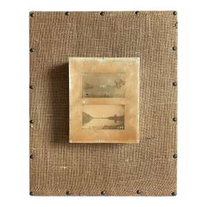 Rachel Denny Collage Painting Photographic Mixed Media Art Piece, 2003