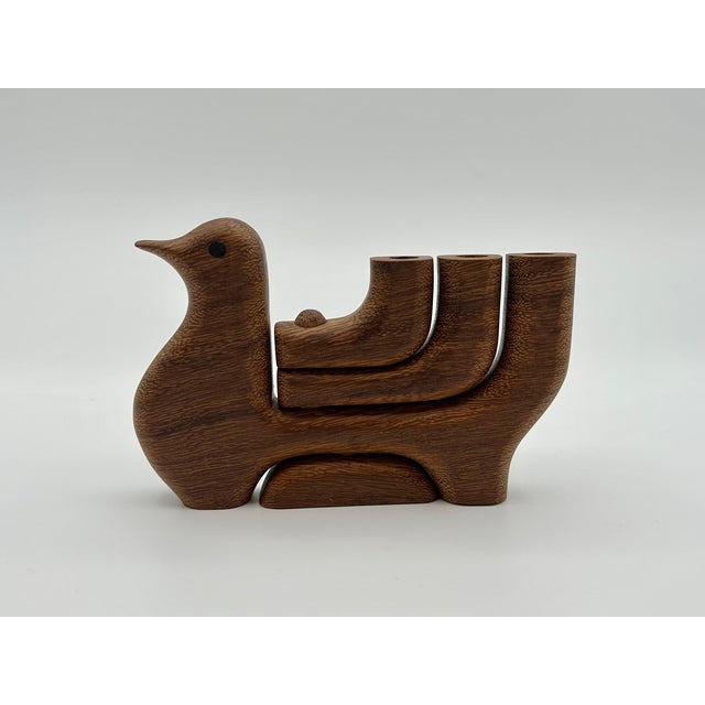 Mid-Century Modern Dove Candelabra For Sale - Image 3 of 4