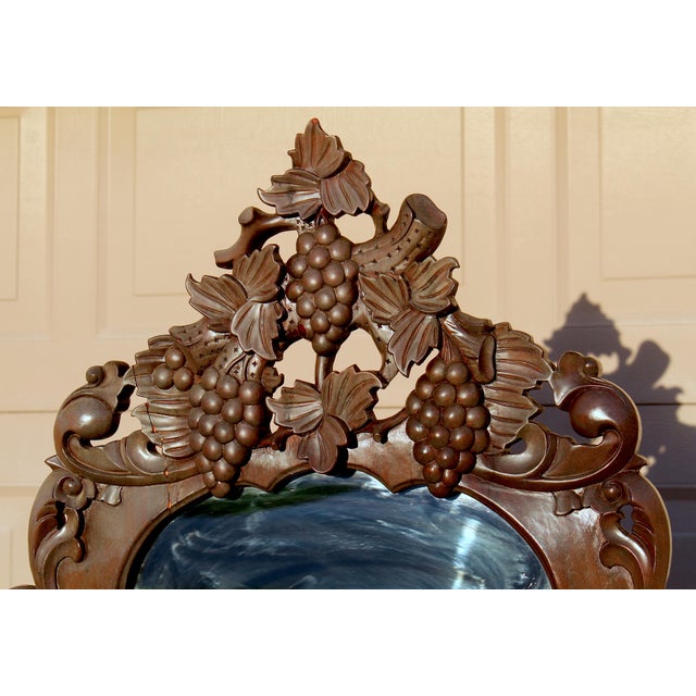 Early 19th-Century Rococo Revival Style Hand-Carved Vanity With Trefoil ...