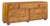 Henredon Campaign Mid Century Oak and Brass Lowboy Dresser For Sale