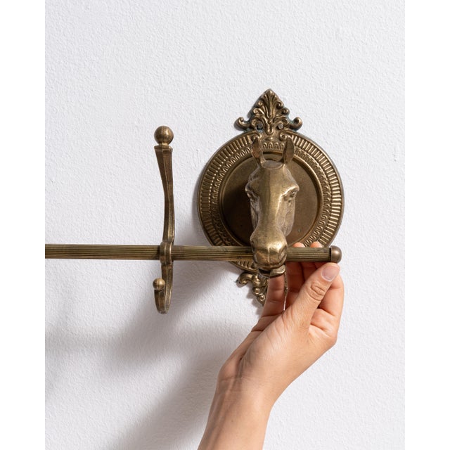 Mid 20th Century France Brass Coat Rack For Sale - Image 11 of 15