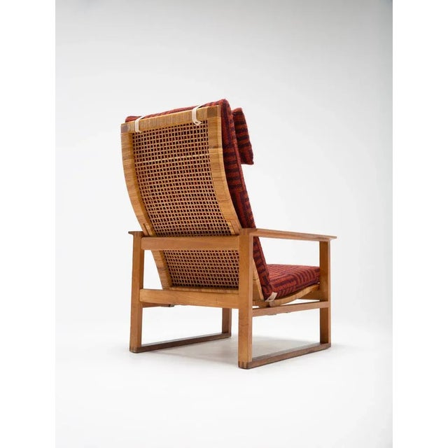 Børge Mogensen Set of The Runner Chair and Foostool attributed to Børge Mogensen for Frederica Stolefabrik, 1950s For Sale - Image 4 of 10