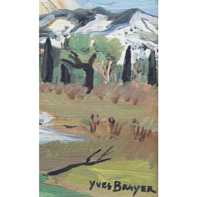 Yves Brayer, Mont Sainte-Victoire, 1960s, Oil on Canvas, Framed For Sale - Image 16 of 18