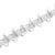 Haus of Brilliance .925 Sterling Silver 1 cttw Prong-Set Diamond Link Bracelet - 7.25" For Sale - Image 4 of 7