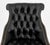 Contemporary Chesterfield Black Leather Executive Chair For Sale - Image 3 of 9