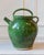 Traditional Green-Glazed Terracotta Jug, Late 19th–Early 20th Century For Sale - Image 3 of 10