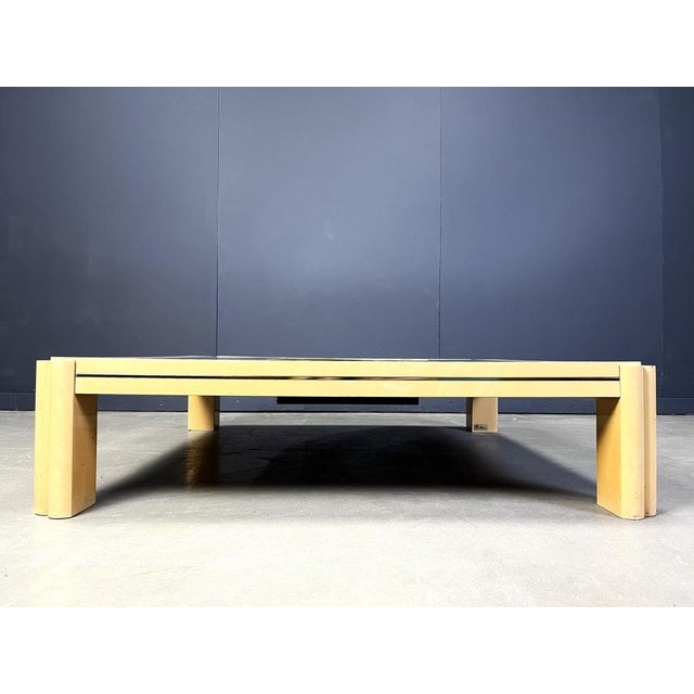 Vintage Lacquered Coffee Table attributed to Alain Delon for Maison Jansen, 1970s For Sale - Image 14 of 18