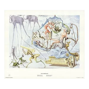 Salvador Dali Bacus's Triumphe Lithograph