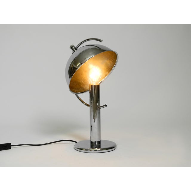 1960s Large Exceptional Chrome Table Lamp by Gebrüder Cosack, 1960s For Sale - Image 5 of 18