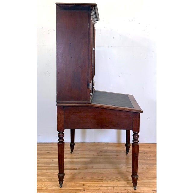 1860s Federal Walnut Postmaster's Desk For Sale - Image 13 of 16
