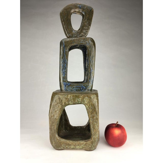 Ceramic Abstract Sculpture, 1970s For Sale - Image 14 of 16