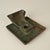 Metal Square Push and Pull Door Handle in Bronze in Basket Relief, 1970s For Sale - Image 7 of 10