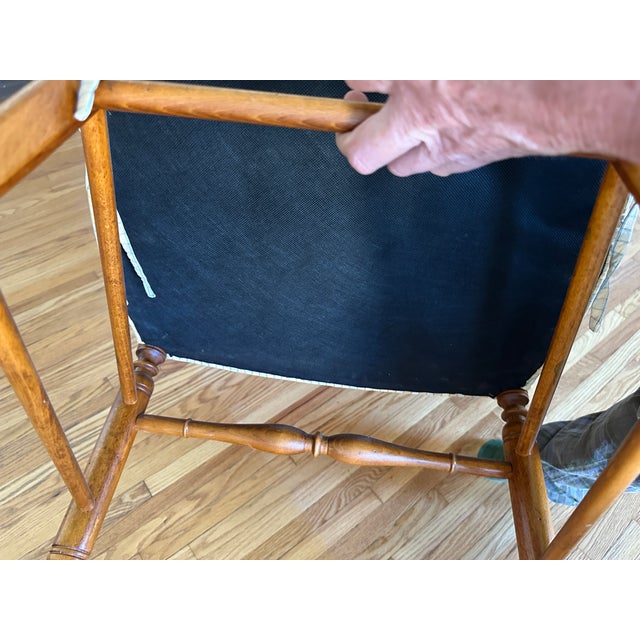 Neoclassical Vintage Baker Harvest Dining Chairs - Set of 5 For Sale - Image 3 of 4