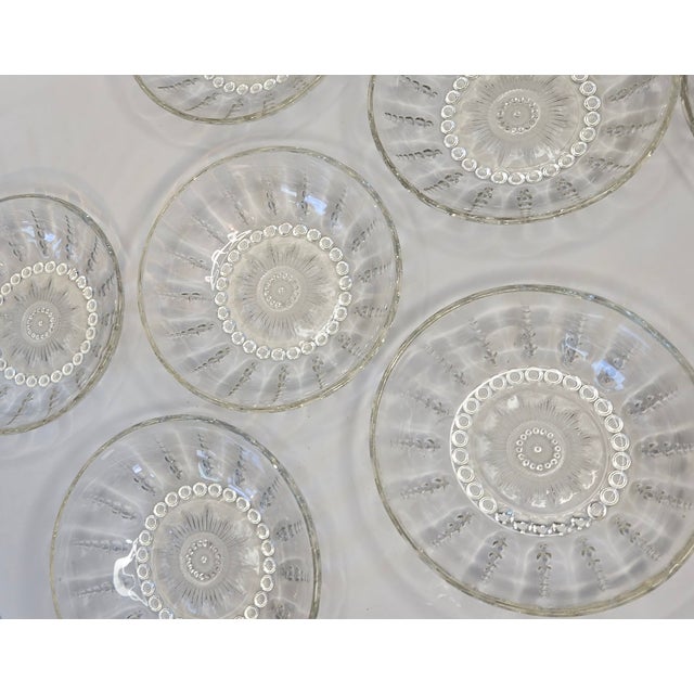 Vintage Coastal Starburst Dessert Bowls- Set of Eight For Sale - Image 11 of 14