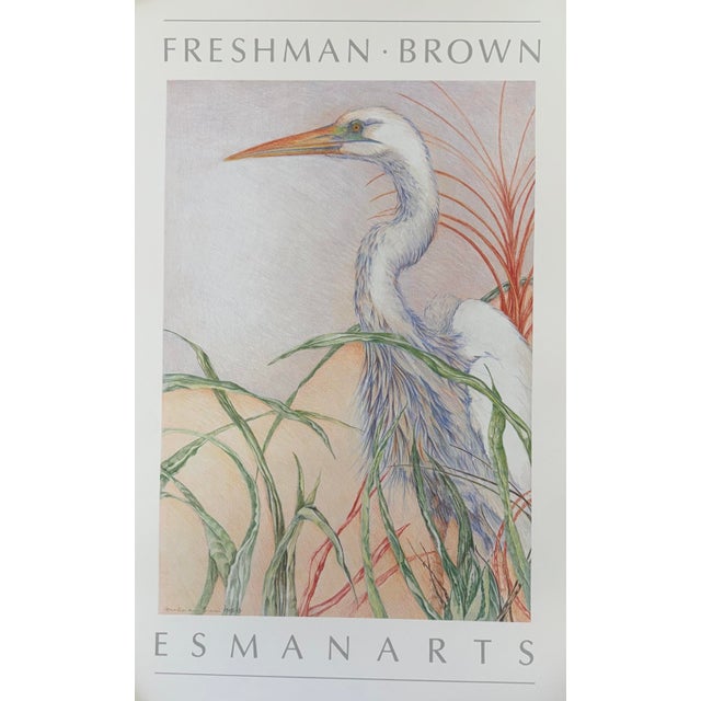 Artist: Louise Freshman Brown Title: Untitled (Avian Study) Year: 1987 Medium: Lithograph of the Original Signed Artwork...