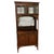 Brown Art Nouveau Inlaid Display Cabinet, 1900 For Sale - Image 8 of 8