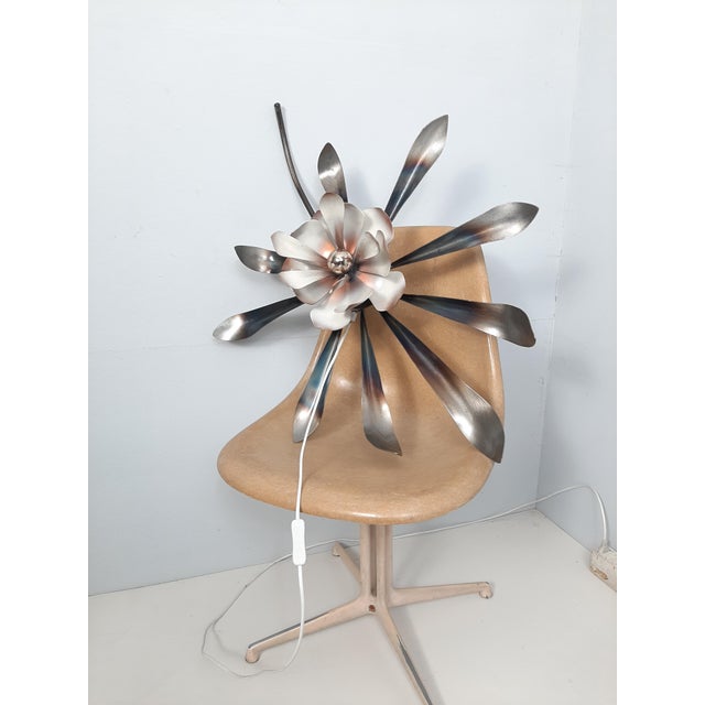 Vintage Flover Wall Light, 1970s For Sale - Image 6 of 14